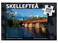 Svenskapussel: Skellefteå - Lejonströmsbron och Landskyrkan (1000)