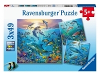 Ravensburger: Ocean Life (3 x 49)