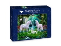 Bluebird Puzzle: Jan Patrik Krasny - Rainbow Unicorn Family (1000)