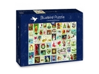 Bluebird Puzzle: Christmas Stamps (1000)