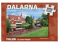 Svenskapussel: Dalarna - Falun, Vy ver Falun (1000)