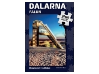 Svenskapussel: Dalarna - Falun, Hopptornet i Kvällsljus (1000)