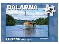 Svenskapussel: Dalarna - Leksand, Bt p Siljan (1000)