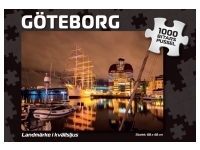 Svenskapussel: Göteborg - Landmärke i kvällsljus (1000)