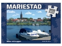 Svenskapussel: Mariestad - Båtar vid Bryggan (1000)