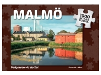 Svenskapussel: Malmö - Vallgraven vid Slottet (1000)