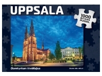 Svenskapussel: Uppsala - Domkyrkan i Kvällsljus (1000)
