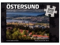 Svenskapussel: stersund - Vy ver Staden och Frsn (1000)