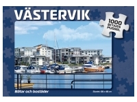 Svenskapussel: Västervik - Båtar och Bostäder (1000)
