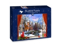 Bluebird Puzzle: Dominic Davison - Christmas Mountain View (1500)