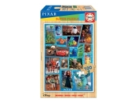 Educa: Träpussel - Pixar, Collage (100)