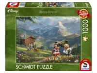 Schmidt: Thomas Kinkade Studios - Disney, Mickey and Minnie in the Alps (1000)