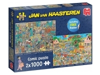 Jan Van Haasteren: 2 x 1000 (The Music Shop, Holiday Jitters)