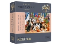 Trefl: Träpussel Wood Craft - Doggy Friendship (1000)