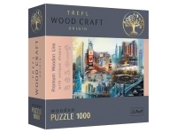 Trefl: Träpussel Wood Craft - Alexander Chen, New York Collage (1000)