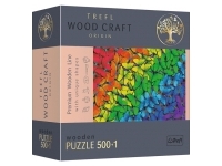 Trefl: Träpussel Wood Craft - Rainbow Butterflies (501)