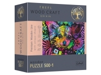 Trefl: Träpussel Wood Craft - Colorful Puppy (501)