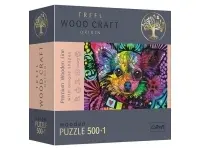 Trefl: Träpussel Wood Craft - Colorful Puppy (501)