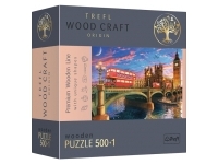 Trefl: Träpussel Wood Craft - Dominic Davison, Big Ben - London (501)