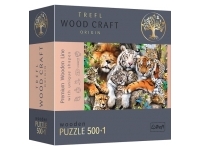 Trefl: Träpussel Wood Craft - Wild Cats in the Jungle (501)