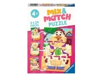 Ravensburger: Mix & Match - My Farm Friends (3 x 24)