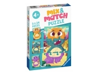 Ravensburger: Mix & Match - Cute Dinos (3 x 24)