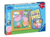 Ravensburger: Greta Gris - Peppa's Family and Friends (3 x 49)