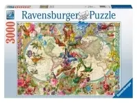 Ravensburger: Flora & Fauna World Map (3000)