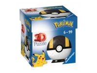 Ravensburger: Puzzle Ball - Pokémon Ultra Ball, Black (55)