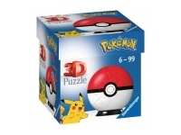 Ravensburger: Puzzle Ball - Pokémon Poké ball, Red (55)