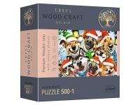 Trefl: Trpussel Wood Craft - Festive Dogs (501)