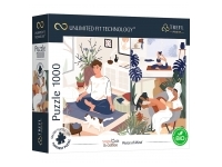 Trefl Prime Infinity: Yoga, Cats & Coffee - Peace of Mind (1000)