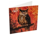 Craft Buddy: Crystal Card Kit - Autumn Owl