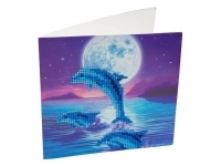 Craft Buddy: Crystal Card Kit - Dolphins