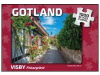 Svenskapussel: Gotland - Visby, Fiskargränd (1000)