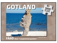 Svenskapussel: Gotland - Fårö, Rauk Langhammarsgubben (1000)