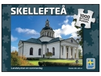 Svenskapussel: Skellefteå - Landskyrkan en Sommardag (1000)