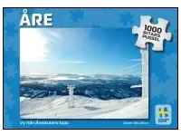 Svenskapussel: Åre - Vy från Åreskutans Topp (1000)