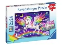 Ravensburger: Unicorn and Pegasus (2 x 24)