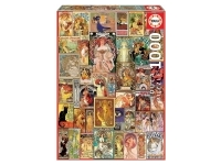 Educa: Art Nouveau Poster Collage (1000)