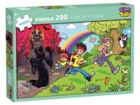 Cobble Hill 350 Piece Family Puzzle - Elves At Work With Sample Poster
