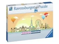 Ravensburger: Panorama - A Day in Paris (1000)