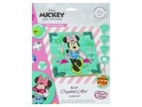 Craft Buddy: Crystal Card Kit - Minnie on Holiday