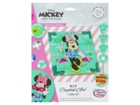 Craft Buddy: Crystal Card Kit - Minnie on Holiday