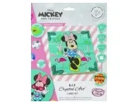 Craft Buddy: Crystal Card Kit - Minnie on Holiday