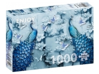 Enjoy: Blue Peacocks (1000)