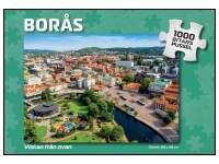 Svenskapussel: Borås - Viskan från ovan (1000)