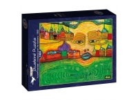 Bluebird Puzzle: Hundertwasser - Irinaland Over the Balkans, 1969 (1000)