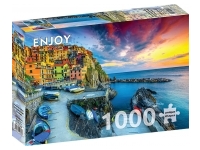 Enjoy: Manarola Harbor at Sunset, Cinque Terre, Italy (1000)