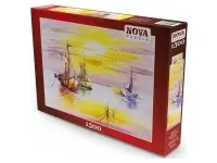 Nova Puzzle: Sunset and Boats (1500)